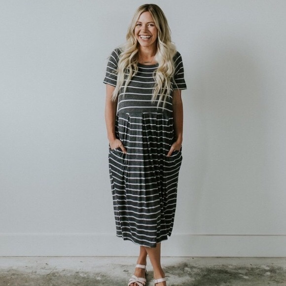 Roolee Dresses & Skirts - Roolee Jenna Stripe MOM Dress
